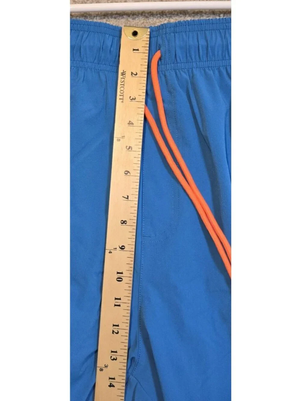 Hodo Sports Swim Trunks Pockets Lined Drawstring Blue Big & Tall Men's 3XL New